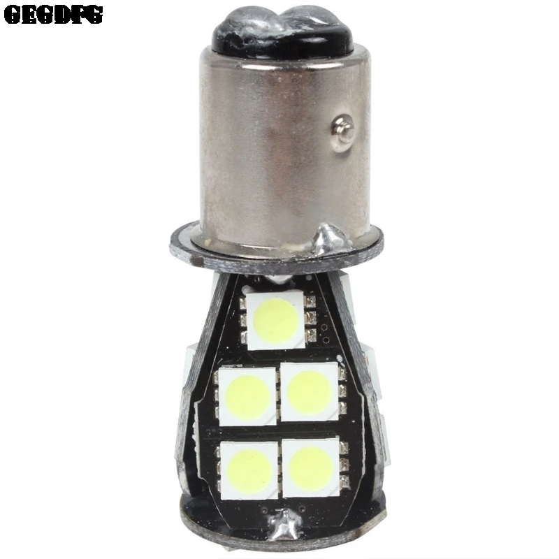 

White CANBUS 1157 BAY15D 21 LED 5050 SMD P21/5W Brake Tail Light Bulb DC 12V