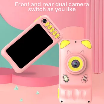 

4.39 inch HD 1080P Kids Children Digital Camera Rechargeable Mini Camera Video Anti-fall Camcorder
