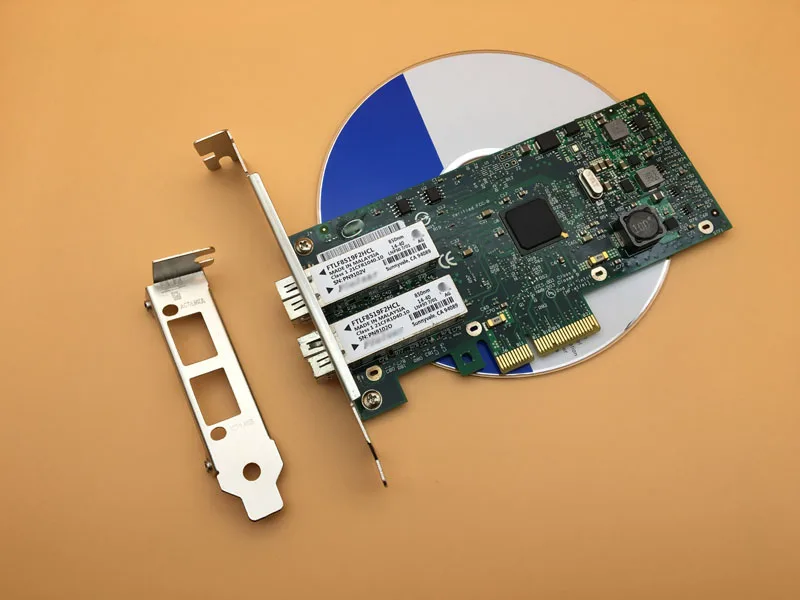 1 Гбит/с 2-Порты и разъёмы LC волокно PCI-Express X4 Gigabit Ethernet сервер адаптер NIC I350-F2