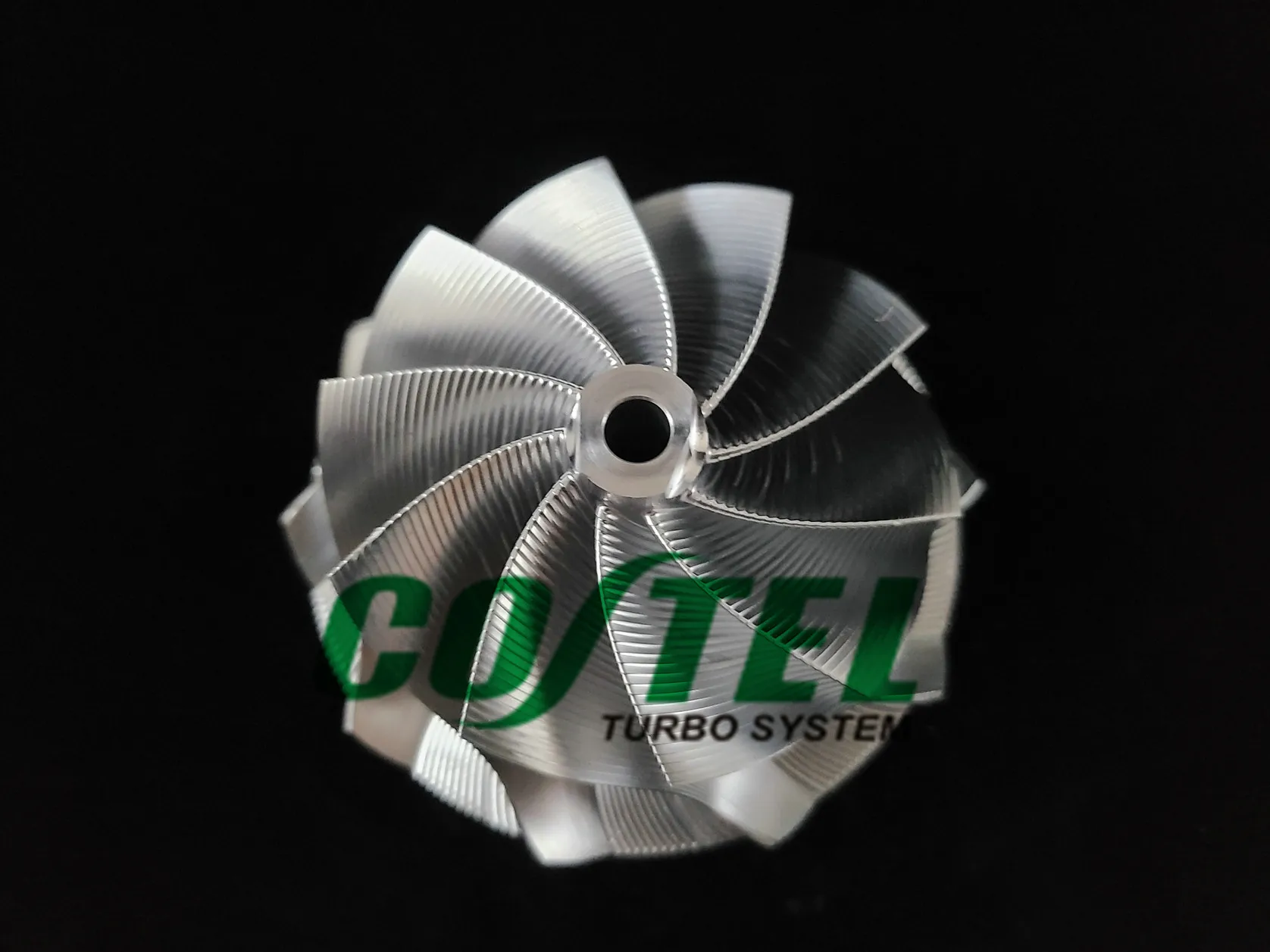 

Performance upgrade GTX3582R GEN ll 65.70/82.46mm 10+0 blades CNC point milling billet compressor wheel