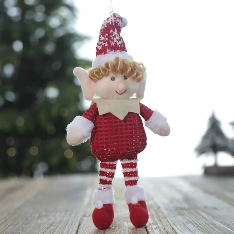 Рождественская елка кулон украшения эльф длиннононогий девушка подарок игрушка кукла домашний декор DIY День рождения украшения