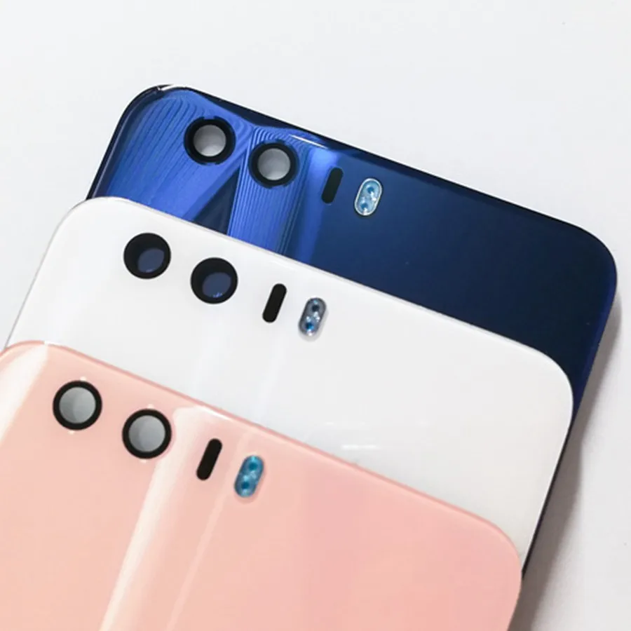 Заднее стекло для Huawei Honor 8 задняя крышка батарейного отсека с кнопкой отпечатка