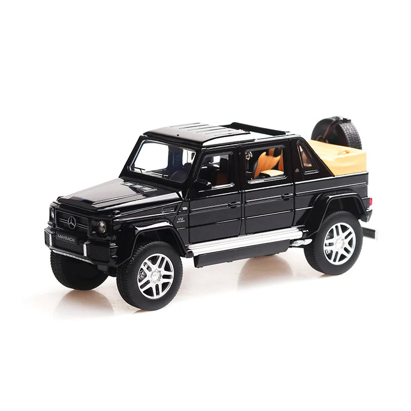 1:32 Высокая симуляция Mercedes-Benz Maybach G650 модель автомобиля сплав звук/светильник/Выдвижной Автомобиль Diecasts& игрушечные машинки игрушки для детей - Цвет: No Original Box