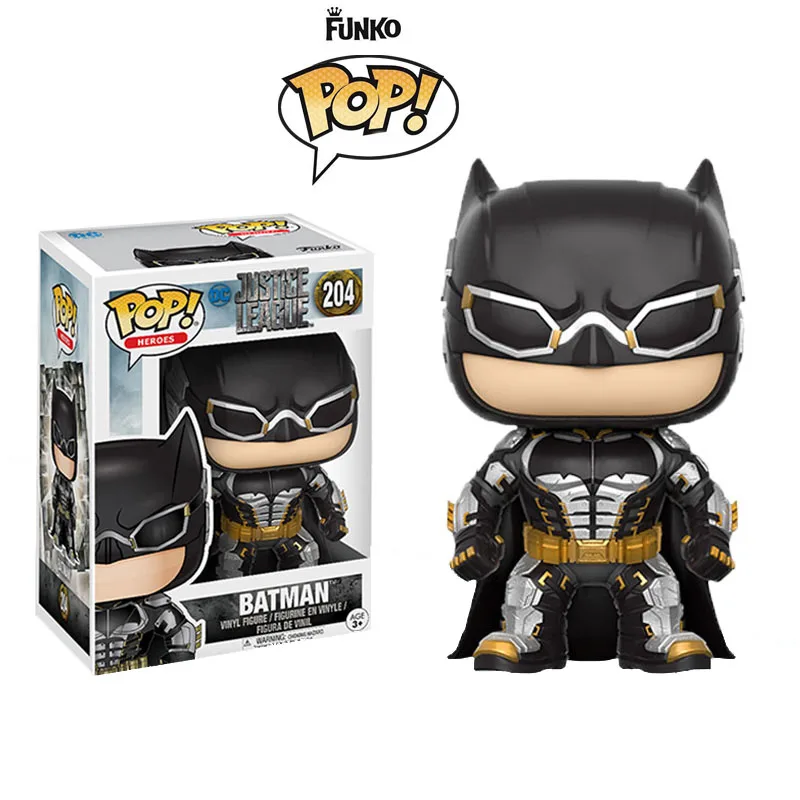 Funko Pop Justice League Бэтмен против Супермена Dawn of Justice Фильм Виниловые экшн и Игрушечные Фигурки Коллекционная модель игрушки для детей