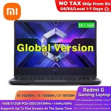 Laptop Notebook Intel-Core G-Gaming Xiaomi Redmi 1650/1650ti 10th Gen GPU 16G 144hz SSD