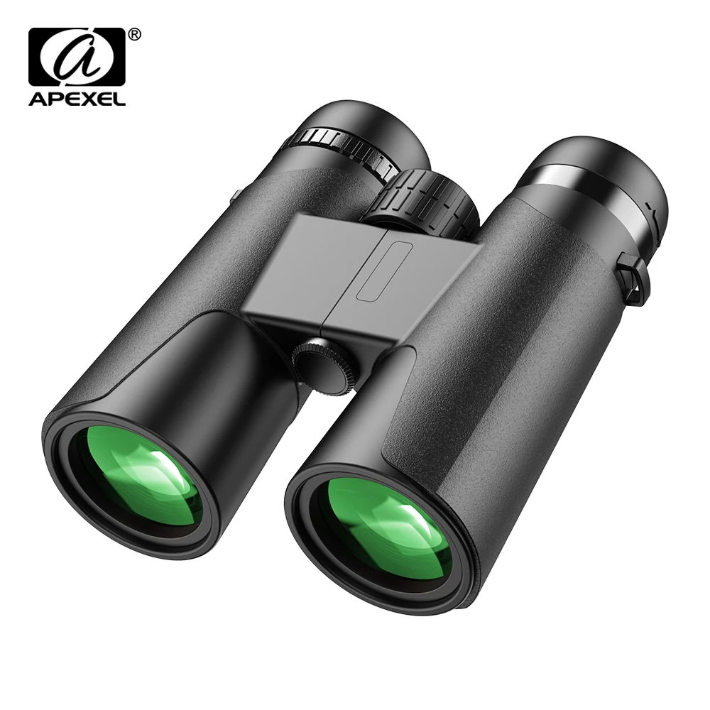 

APEXEL Binoculars 10x42 HD High Power Zoom Telescope Professional BAK4 Prism Low Light Night Vision For Hunting Outdoor