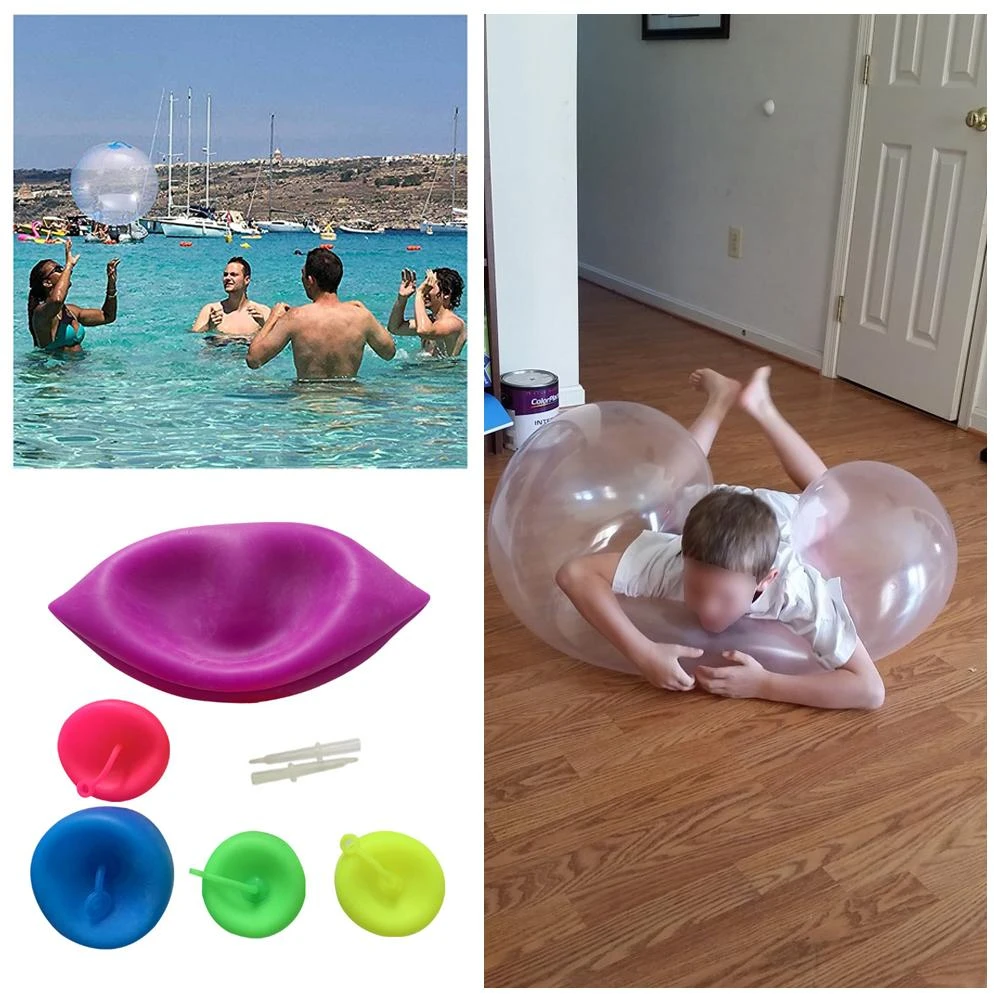 blowing up pool toys