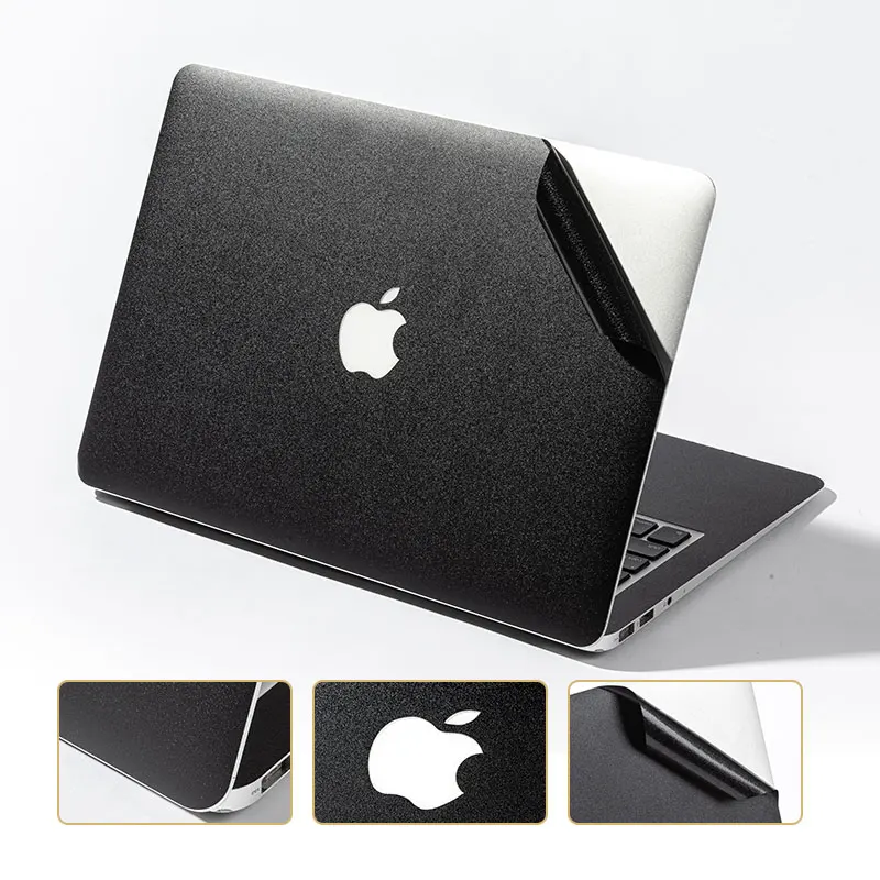Matte Black Cover Laptop Sticker Antiscratch Laptop Skin Waterproof