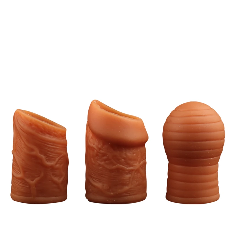 Секс-игрушки для женщин G-Spot без вибратора Мужской пенис с рукавом удлинитель