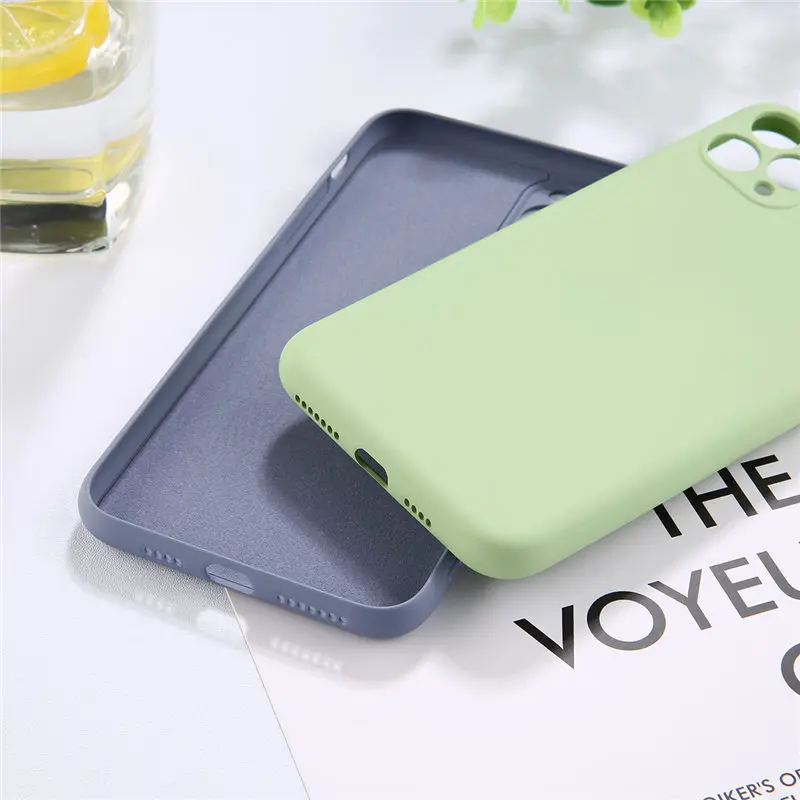 Lovebay Candy Color Phone Case For iPhone 11 11 Pro Max Liquid Silicone Solid Plain For iPhone 11 Case Soft TPU Back Cover Shell Lovebay Candy Color Phone Case For iPhone 11 11 Pro Max Liquid Silicone Solid Plain For iPhone 11 Case Soft TPU Back Cover Shell