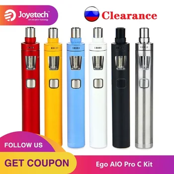 

Russia Clearance Original Joyetech Ego AIO Pro C Kit 4ml Tank Ego Aio Pro C Vape Kit fit 18650 Battery Vs Drag S / Aegis Boost