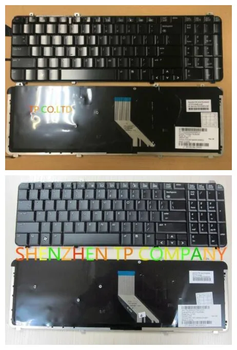 Tastiera Di Ricambio Per HP Pavilion Dv8-1000, Dv8-1100, Dv8-1200 - Layout Inglese Americano, Nero
