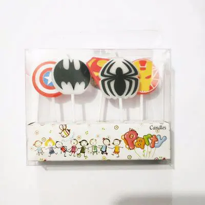 Birthday Cake Decoration Candle Party Supplies For Decorating Boys and Girls Smiley Theme First Birthday Party Decoration - Цвет: 1 box