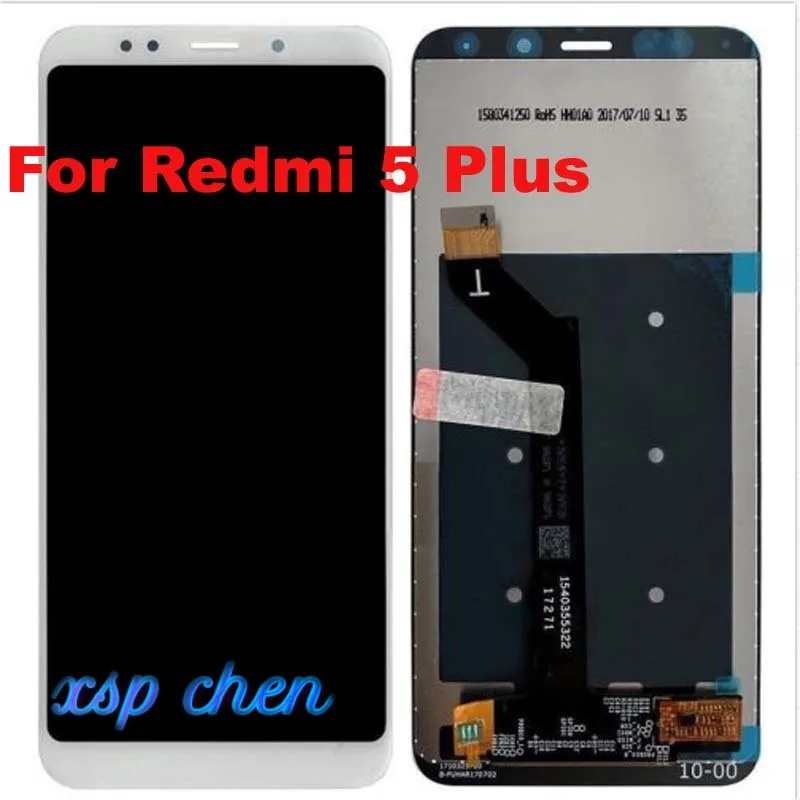 

Original For Xiaomi Redmi 5 Plus LCD Display + Frame 10 Touch Screen Redmi5 Plus LCD Digitizer Replacement Repair Spare Parts