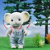 1/12 MINI Pretend Play Toy Animals Forest Family Doll Children's simulation 1:12 Rabbit koala Panda Figure Girl Toy 10/14/18pcs 5