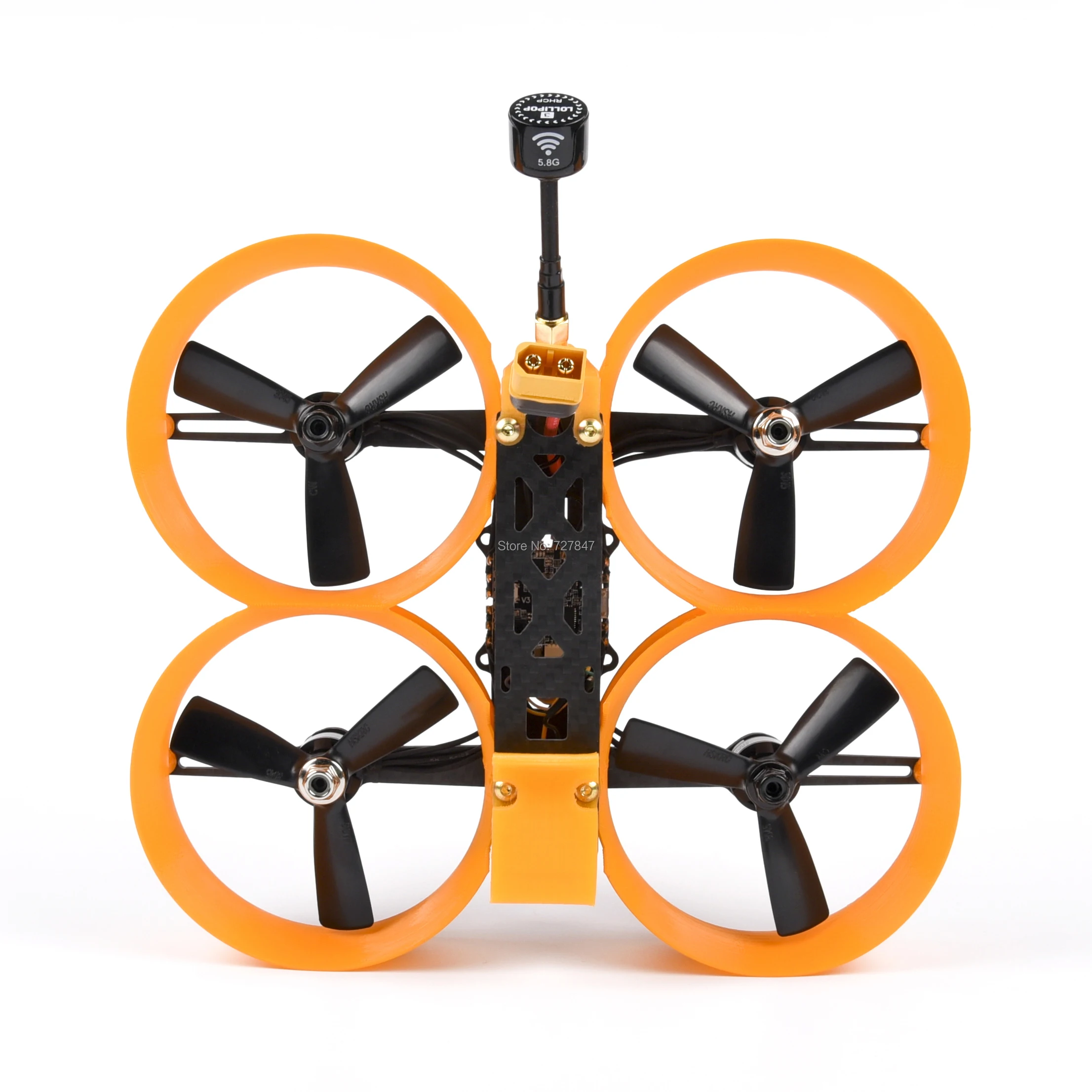 Пончик 3 дюйма 140 140 мм Рамка из углеродного волокна 1306 кв мотор 25A BLHELI_S ESC Mini F3/F4 управление полетом FPV гоночный Радиоуправляемый Дрон