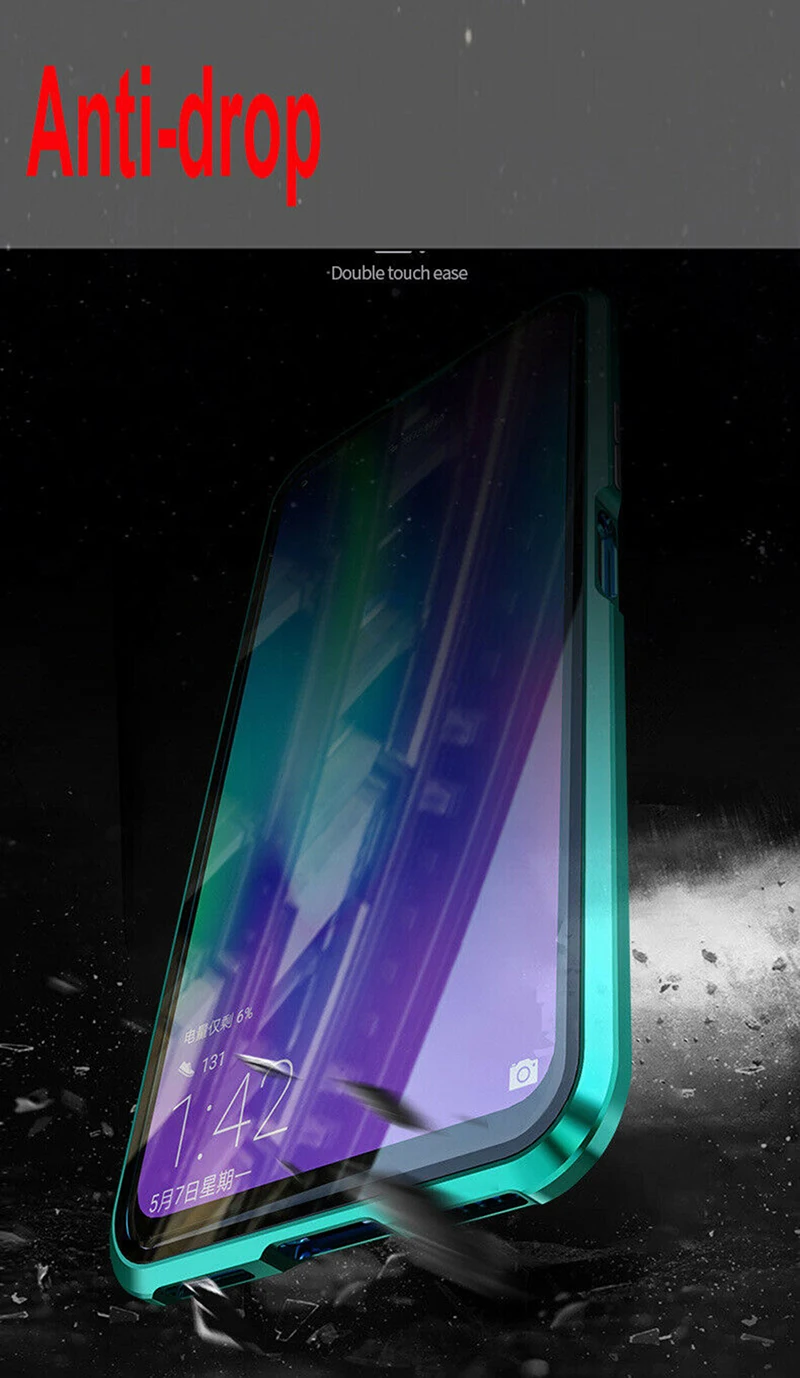 Двусторонний чехол с магнитной адсорбцией на 360 градусов для huawei P30 P20 mate 30 20 10 Honor 20 Lite Pro 10 P Smart Z