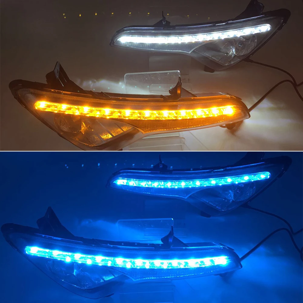 Автомобильная проблесковая 1 пара дневные ходовые огни для Kia Sportage 2010 2011 2012 2013 2014