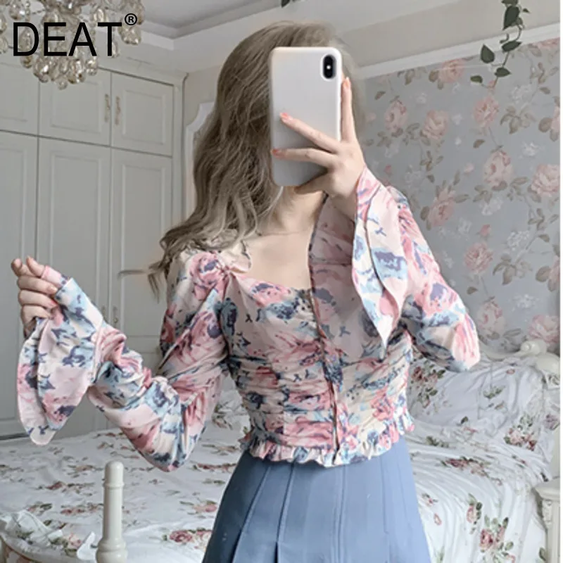 DEAT 2020 New Spring Summer New Lotus Sleeve One