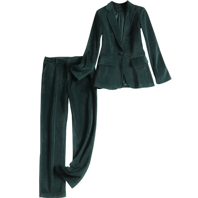 

Fall High End Blazers Pants Suits Women Office Lady Pencil Pants Business Suits Two-piece Set 52142