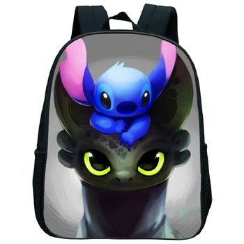 

Kawaii Stitch Rucksack Bag Popular Pattern Backpack Children Kids Toddler School Bag Casual Daypack Kids Preschool Backpack