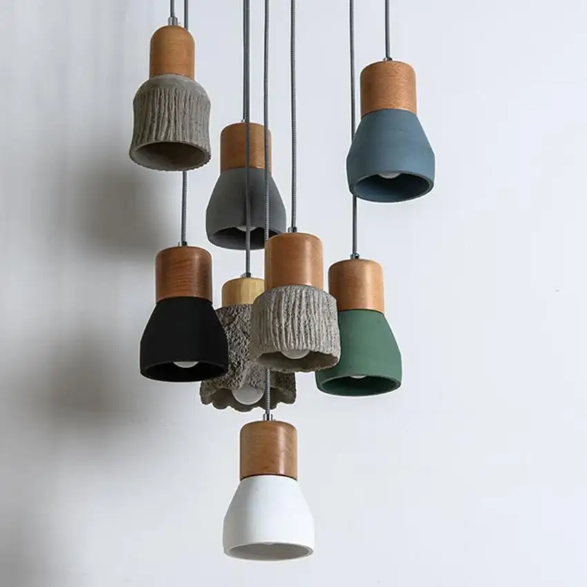 

Modrn Pendant Lights Loft Decor Retro Cement Pendant Lamp Dining Room Indoor Hanging Lamp Industrial Cafe Reading Lamp Hanglamp