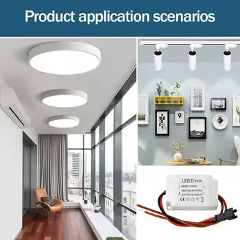 

1-36W Electronic Transformer LED Controller Power Supply Voltage Panel Power Supply Wide Light LED Drive Power External Sup U9V9
