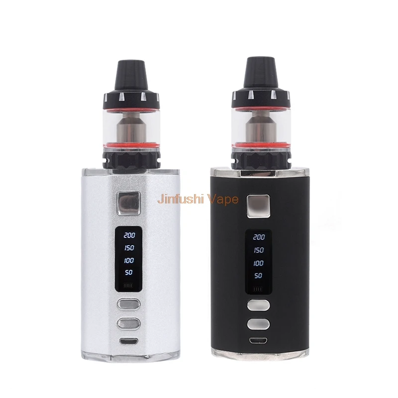 Новейшая модель 200 Вт TC Box Mod 4400 мАч электронная сигарета Vaper Mods 3,0 мл бак распылитель 510 нить кальян Vape комплект электронных сигарет испаритель