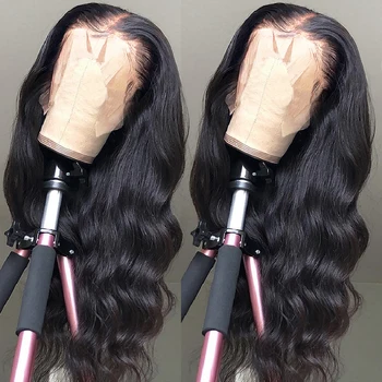 

Aircabin Body Wave HD Lace Wigs 30 Inch 13x6 Type T Transparent Lace Wig Glueless Brazilian Remy Human Hair Lace Wigs For Women