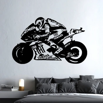 

Race Motorcycle Racing Sticker Vehicle Decal Posters Vinyl Wall Pegatina Decor Mural Sticker Autobike Racing Decals