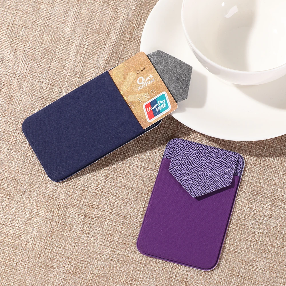 Wallet Card-Holder Phone-Pocket Adhesive Cellphone Universal Elastic New