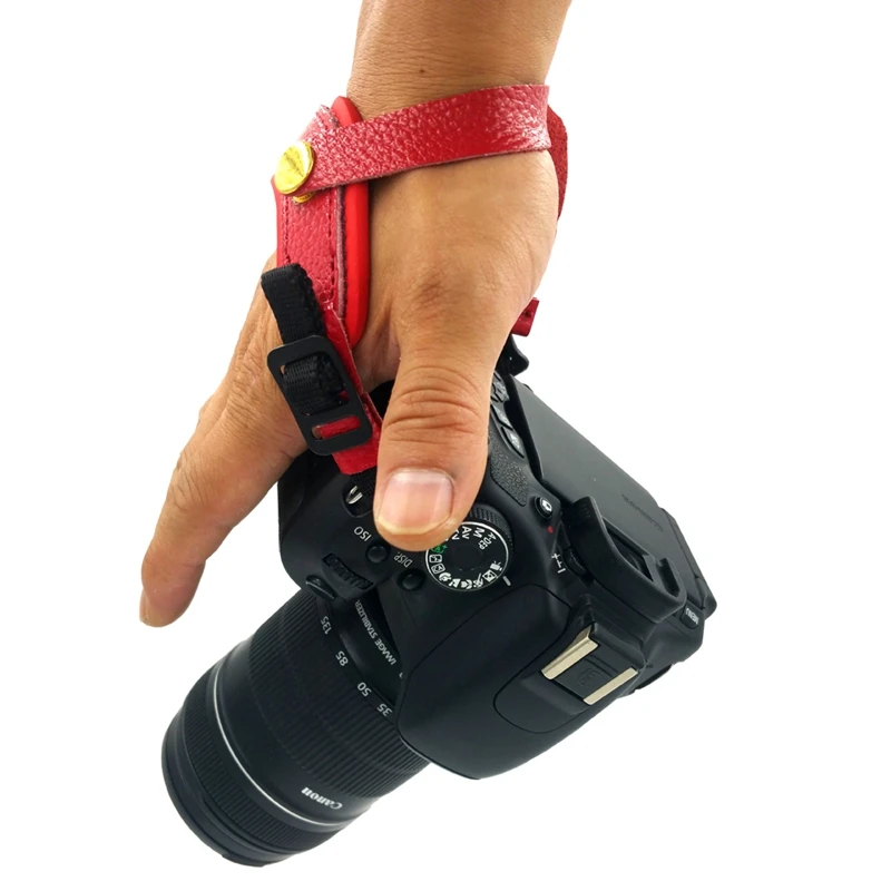 Ремешок на руку для камеры DSLR из воловьей кожи ремешок на запястье s-типа из натуральной кожи ударопрочный микро-Одноместный ручной ремень