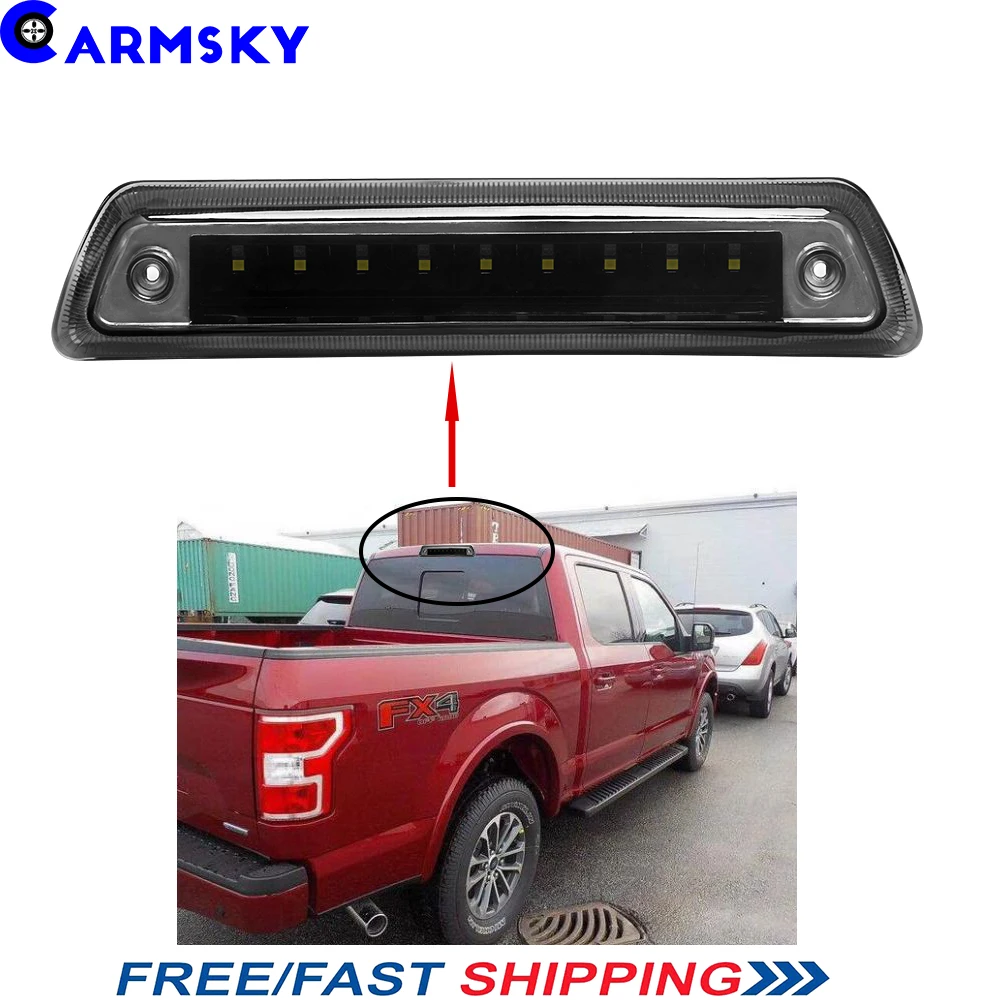 Для Ford F-150 пикап светодиодный задний грузовой фонарь 3-й третий тормозной светильник задние фонари сигнальные огни автомобиля тип 2009