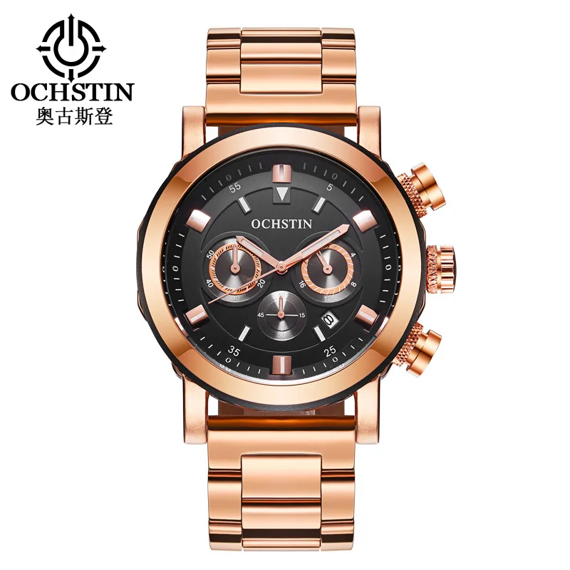 

Men Watch Hot Selling Large Dial Waterproof Night Light Quartz Watch MEN'S Watch Business