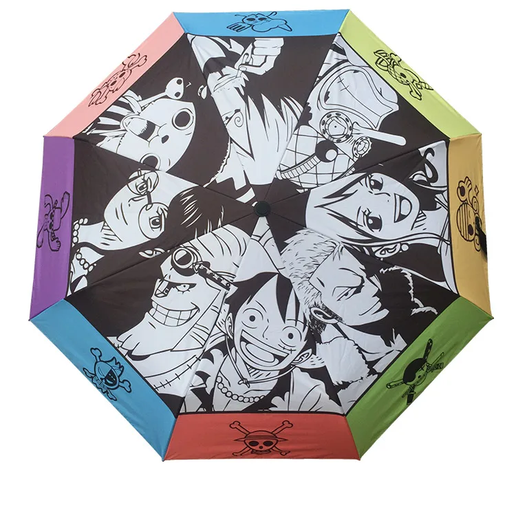 Аниме one piece Luff Зоро мультфильм складной зонт от солнца, дождя анти-УФ зонтик косплей реквизит коллекционный Рождественский подарок