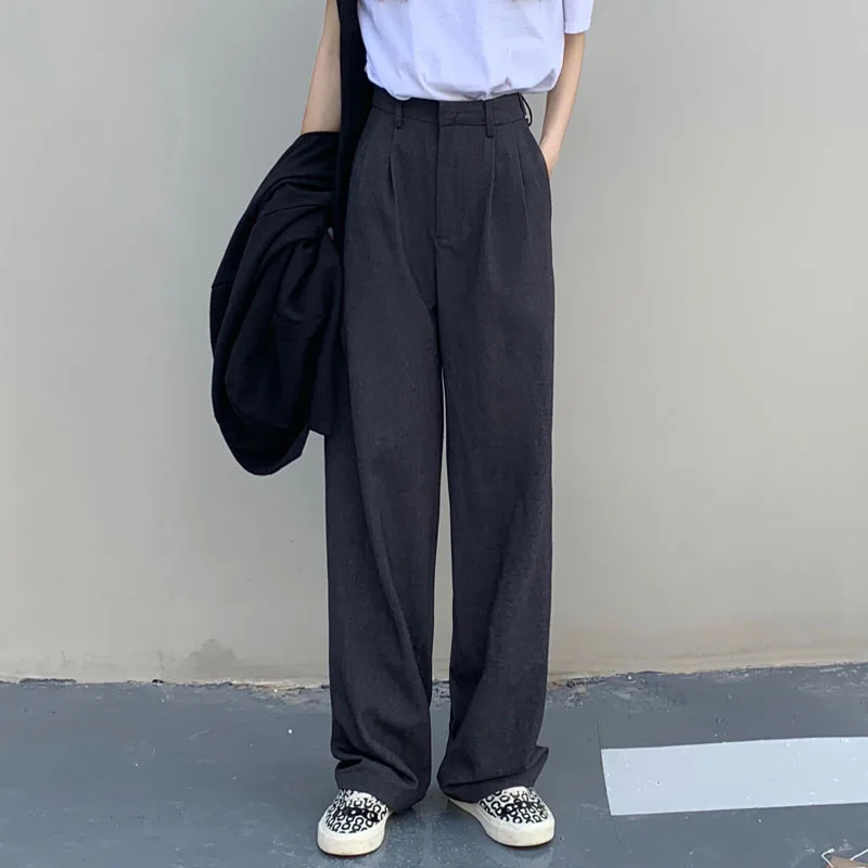 Wide Leg Trousers Formal Clothes|Pants 