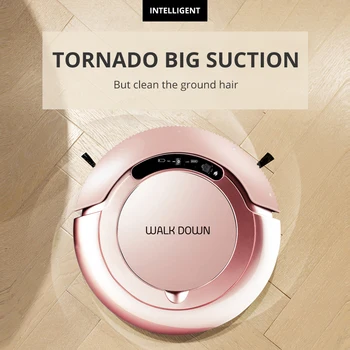 

1200Pa Robot Vacuum Cleaner Sweep&Wet Mop Simultaneously for Hard Floors&Carpet Run Dust Sterilize Vacuum Cleaner for Home