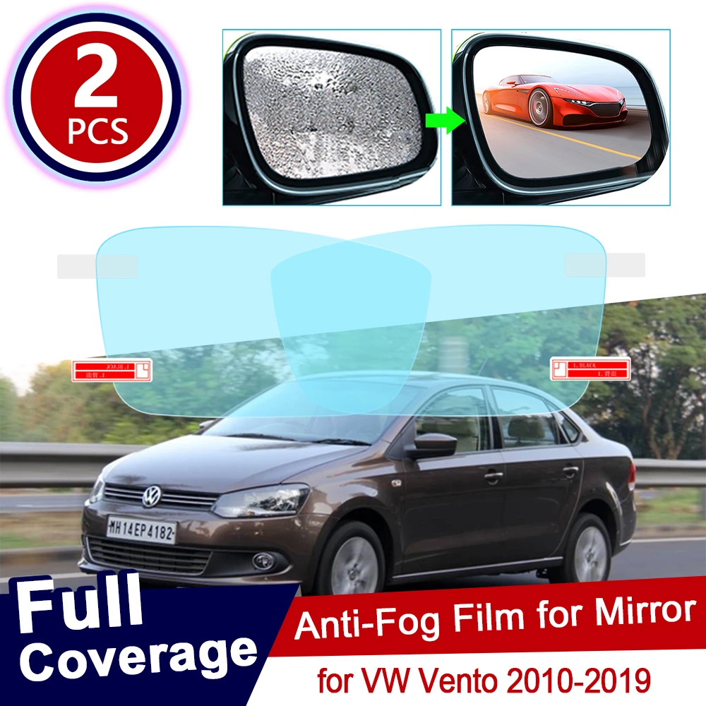 Película antiniebla para espejo cubierta completa para Volkswagen VW Vento 2010 ~ 2019, a prueba de lluvia, antiniebla, accesorios coche 2017|Pegatinas para coche| - AliExpress