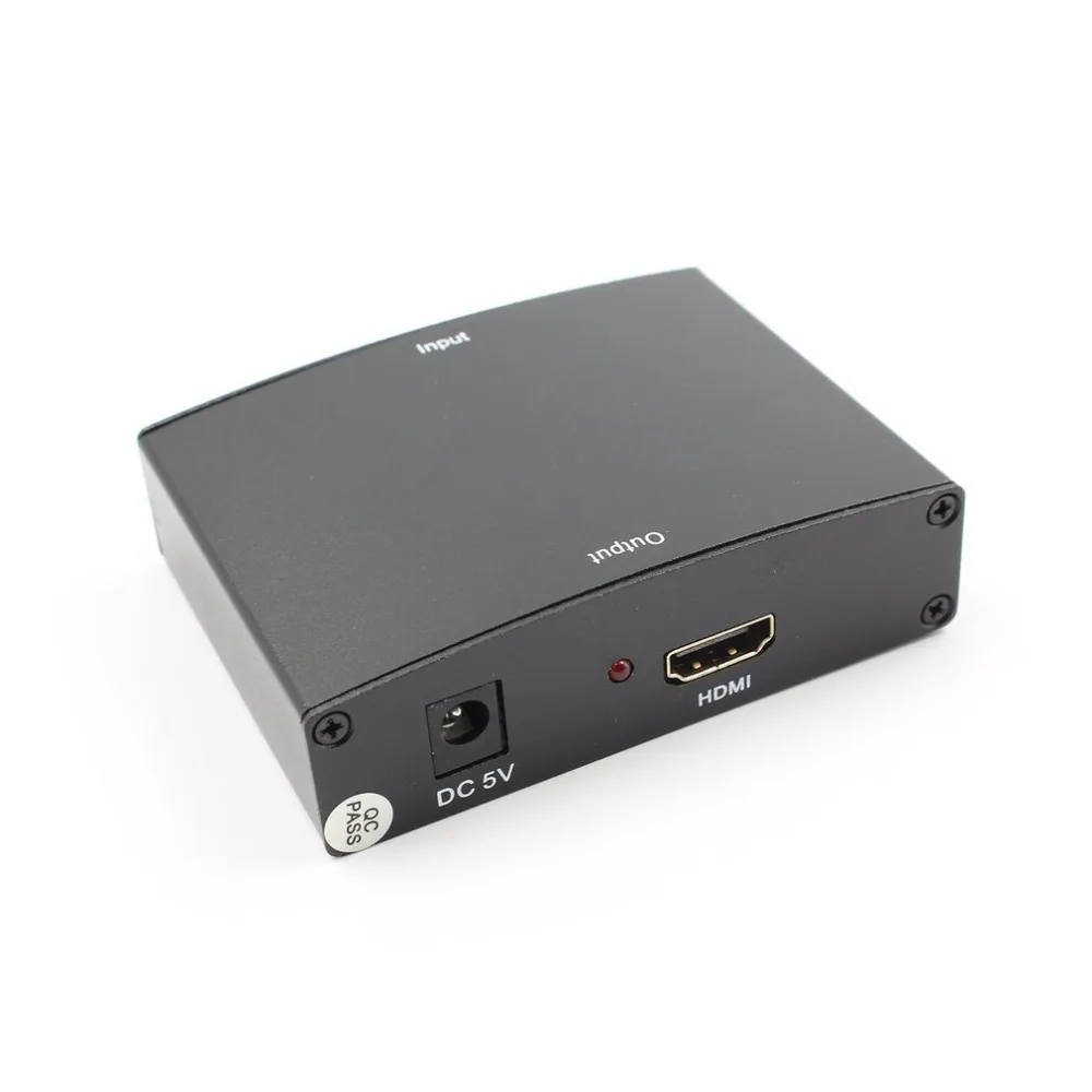 Профессиональный YPBPR к HDMI конвертер простой в использовании AV видео аудио HDCP YPbPr/RGB+ R/L аудио к HDMI конвертер адаптер
