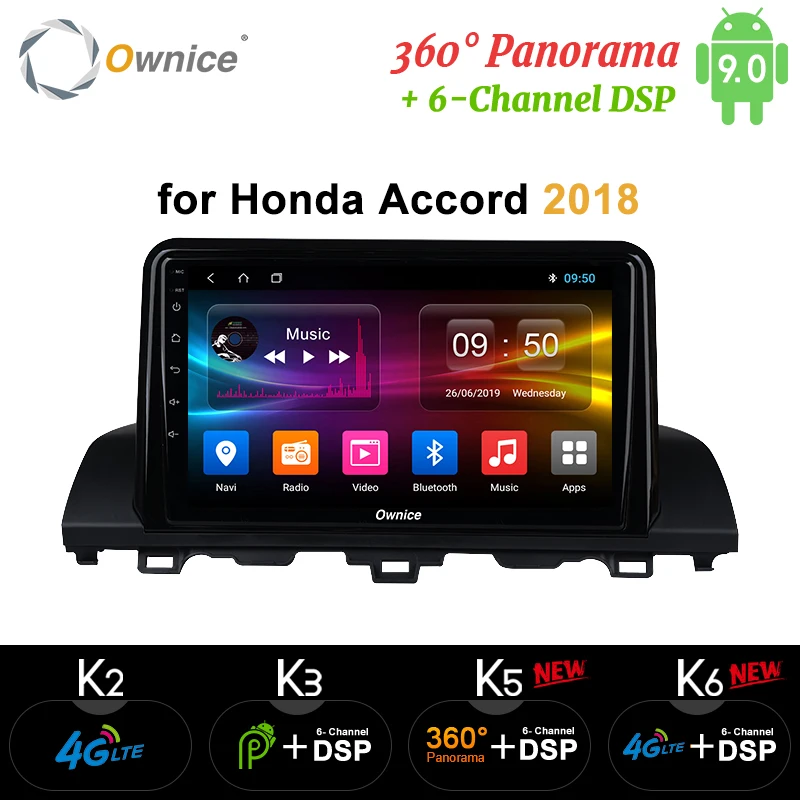 Ownice k3 k5 k6 360 панорама 4G RAM Android 9 0 автомобильный DVD Радио мультимедийный плеер GPS Navi