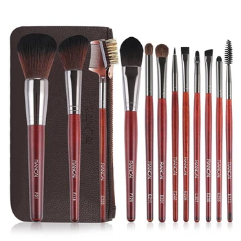 

RANCAI 12 Pcs Foundation Blush Concealer Blend Set Eye Shadow Makeup Brush Set Makeup Tool Set