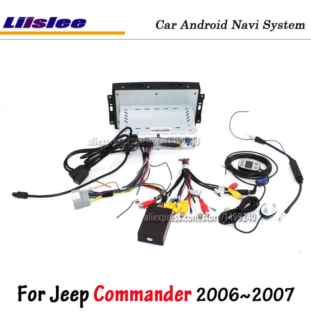 Sale Liislee Android 8.0 For Jeep Commander 2006~2007 Car Stereo Radio Carplay Screen Video GPS Navigation Multimedia No DVD Player 4