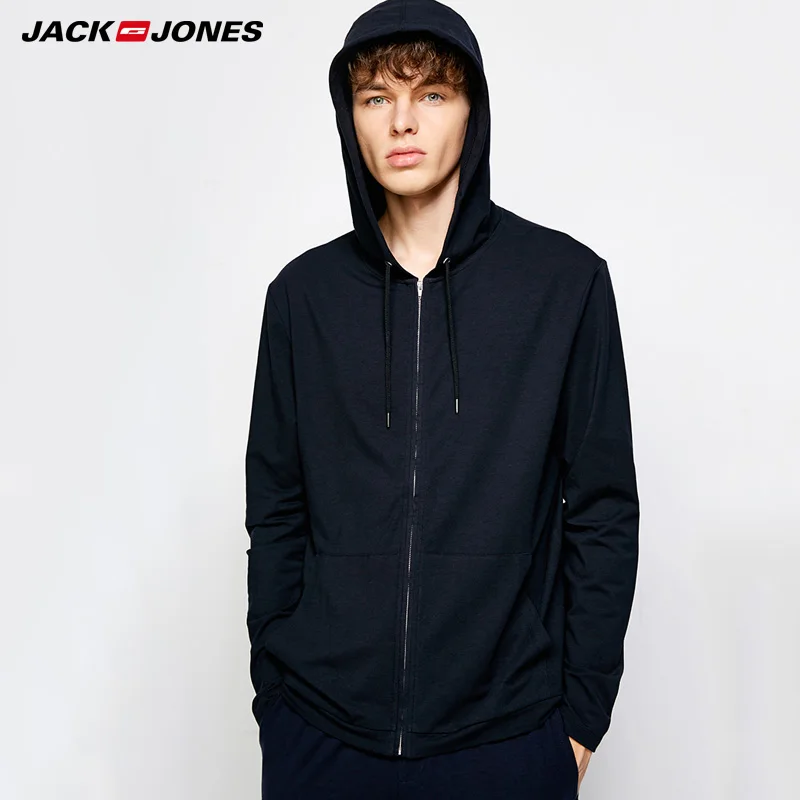 Мужская дышащая удобная толстовка с длинным рукавом Jack Jones капюшоном