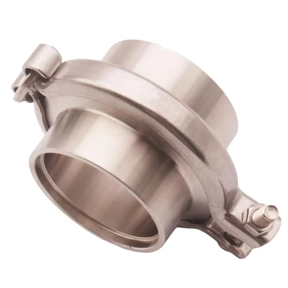 Stainless Steel Turbo Exhaust Downpipe V-Band Flange Kit ID:1.5'' V Band Clamp
