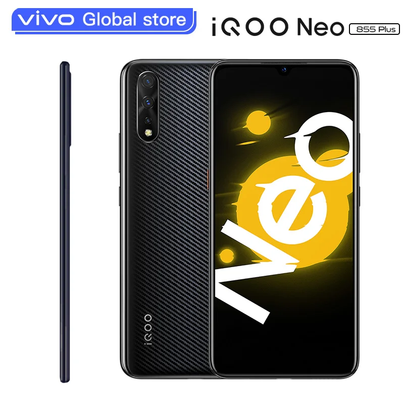 

Original vivo iQOO Neo 855 Plus Mobile Phone 8G 128G Snapdragon 855 Plus 33W Dash Charging 4500mAh Celular Android Smartphone