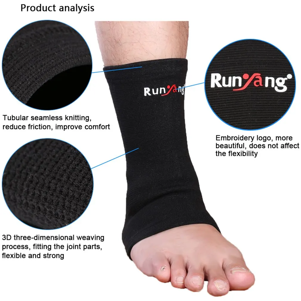 

Breathable Elastic Ankle Brace Support Men Women Basketball Football Anti Sprained Ankles Protective Pad Guard Drop Shipping