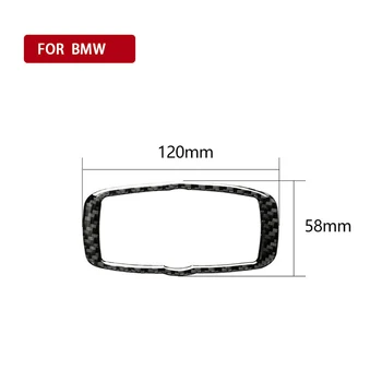 

Carbon Fiber Headlight Switch Trim Cover Interior Decoration 1Pcs Durable