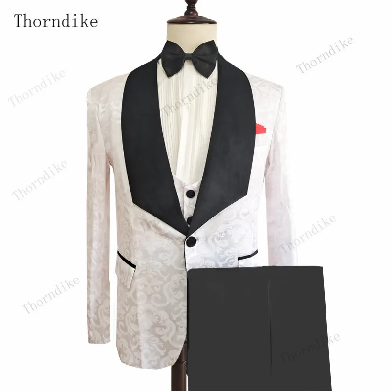 Mens suit Thorndike Male Wedding Prom Suit Green Slim Fit Tuxedo Men Formal Business Work Wear Suits 3Pcs Set (Jacket + Pants + Vest)