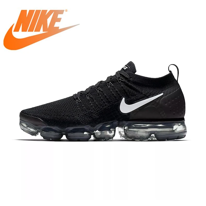 Аутентичная Оригинальная продукция Nike AIR VAPORMAX FLYKNIT 2,0 мужские кроссовки Нескользящие амортизационные уличные спортивные туфли 942842-001