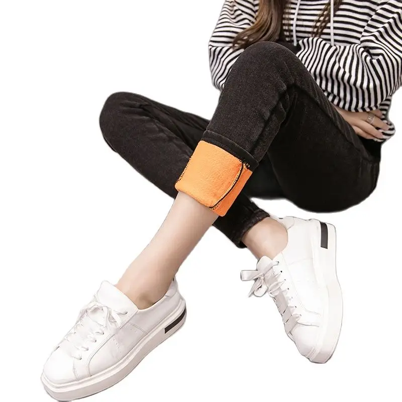 Denim Jeans Pregnant Women Spring Autumn Maternity Belly Leggings High Elastic Nursing Long Pants For Pregnancy Trousers maternity jeans